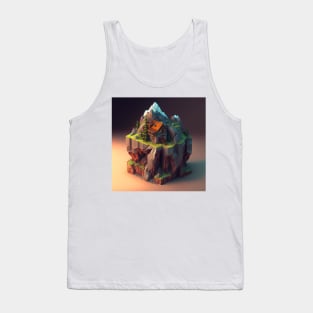 My small worlds : Mountain chalet 3 Tank Top